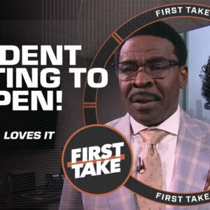 Pinky is back! Stephen A. doesn't let Michael Irvin say a word 😂 | First Take