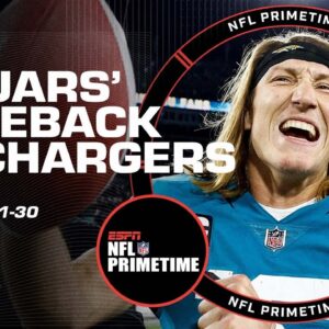 Reaction to Jaguars' epic comeback vs. Chargers in Wild Card Round | NFL Primetime
