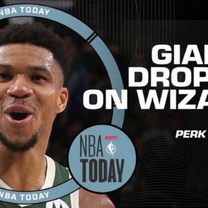 HABANERO STYLE! - Perk reacts to Giannis' 55-piece wing dinner vs. the Wizards 🌶️🌶️🌶️ | NBA Today