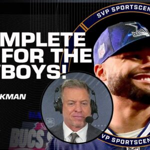A HUGE win for Dak Prescott! 👏 Troy Aikman commends Cowboys on road playoff win | SC with SVP