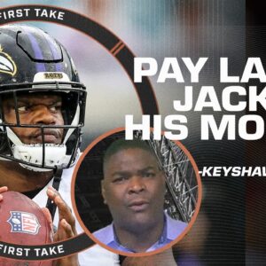 Pay Lamar Jackson his damn money 💰 - Keyshawn's solution to the Ravens keeping their QB | First Take