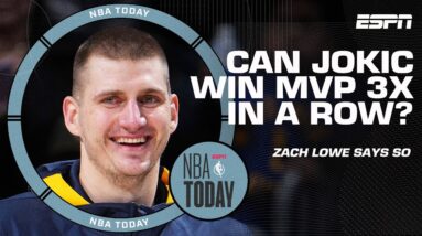 A Nikola Jokic three-peat is SITTING THERE for him! - Zach Lowe | NBA Today