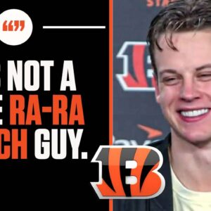 Joe Burrow ENJOYS Zac Taylor's PEP Talks During Games To Pump Up The Team I FULL INTERVIEW