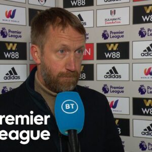 Graham Potter admits Joao Felix red card was turning point v. Fulham | Premier League | NBC Sports
