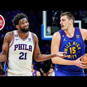 BATTLE OF THE BIGS: Jokic and Embiid combine for 71 PTS | NBA on ESPN
