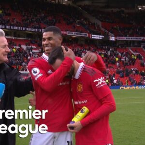 Marcus Rashford, Bruno Fernandes reflect on 'special' derby win | Premier League | NBC Sports