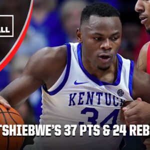 Oscar Tshiebwe delivers 37 PTS, 24 REB in win over Georgia | ESPN College Basketball