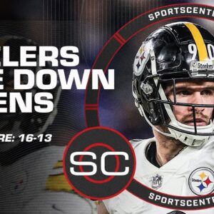 Reaction to Steelers' win vs. Ravens to REMAIN in playoff race | SportsCenter