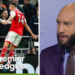 Reactions after Arsenal dominate Spurs in derby | Premier League | NBC Sports