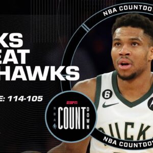 How did the Bucks beat the Hawks despite Giannis scoring 7 PTS? | NBA Countdown