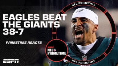 Eagles defeat Giants and head to NFC Championship [FULL REACTION] | NFL Primetime