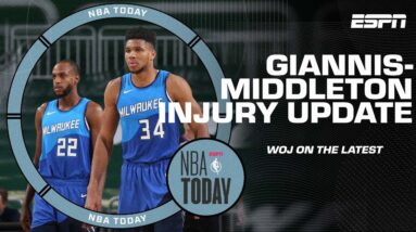 Woj's injury updates on Giannis Antetokounmpo and Khris Middleton 👀 | NBA Today