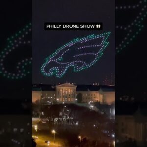 This drone show ahead of 49ers-Eagles was amazing 😮👏 (via misschristinekim/IG) #shorts