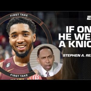 Stephen A. TICKED OFF after watching Donovan Mitchell’s 71-PT night! 😂 | First Take