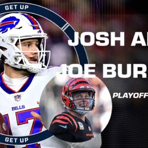 Josh Allen & Joe Burrow set to face each other for the first time in the playoffs 👀 | Get Up