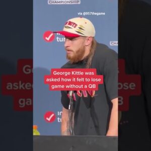 George Kittle got right to the point. #shorts
