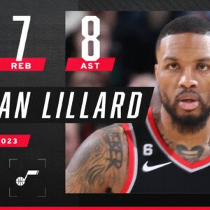 Damian Lillard puts up 4th-career 60-piece in Trail Blazers' win over the Utah Jazz 🔥