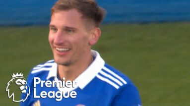 Marc Albrighton equalizes for Leicester City v. Brighton | Premier League | NBC Sports