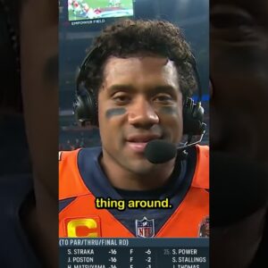 Russell Wilson is confident the Broncos will have a comeback year next season #shorts #broncos