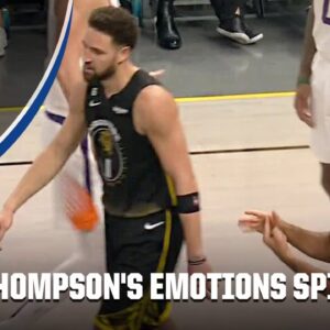 Klay Thompson T'd up after protesting defensive call 😬