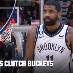 Kyrie Irving CLUTCH late for Nets to beat Pelicans | NBA on ESPN