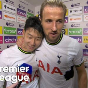 Harry Kane, Heung-min Son relieved after Spurs pick up vital win | Premier League | NBC Sports