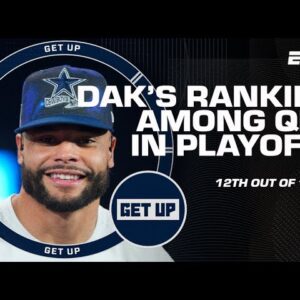 Dan Orlovsky ranked Dak Prescott 12th among the 14 NFL QBs in the playoffs 😯 | Get Up