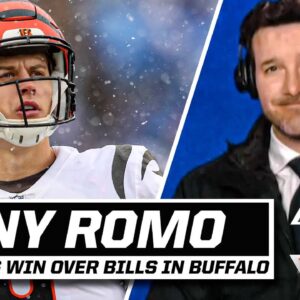 Tony Romo REACTS to Bengals DOMINANT win over Bills to advance to AFC Title Game I CBS Sports HQ