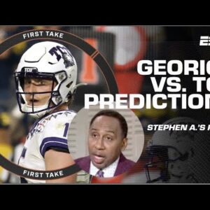 Stephen A. makes his NATIONAL CHAMPIONSHIP pick 🐸 | First Take