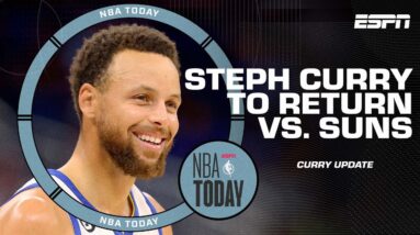 Stephen Curry will start tonight vs. the Suns - Kendra Andrews | NBA Today