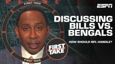 Stephen A. on how the NFL should handle Bills vs. Bengals game | First Take