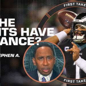 Giants don't stand a chance, IT'S A WRAP 🦅 Stephen A. is rolling with the Eagles | First Take