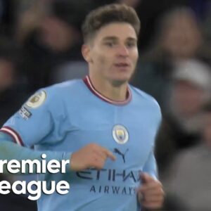 Julian Alvarez halves Manchester City deficit v. Tottenham | Premier League | NBC Sports