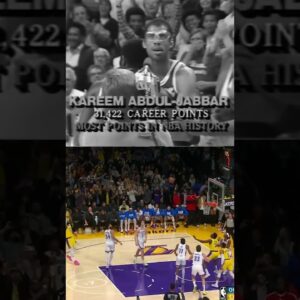 Kareem 👑 LeBron 39 years apart #shorts