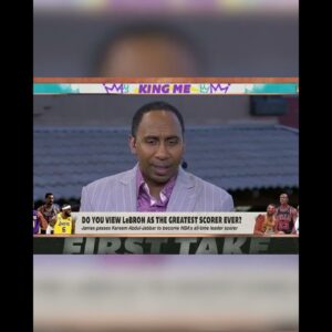 Stephen A. argues MJ over LeBron James as the greatest SCORER in NBA history‼👀 Do you agree?