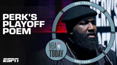 🤣 Poetry Perk 🤣 Kendrick Perkins' poem about the NBA Playoffs 🎤 | NBA Today