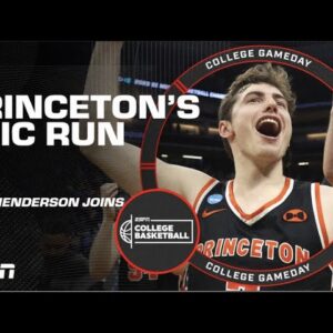 Mitch Henderson discusses Princeton's 'fearless' March Madness run | College Gameday