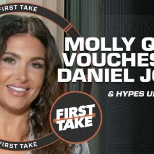 Molly Qerim gets props from Stephen A., vouches for Daniel Jones & hypes up UConn 👏 | First Take