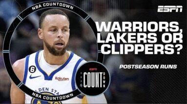 Jalen Rose & Michael Wilbon debate Warriors, Clippers and Lakers 🍿 | NBA Countdown
