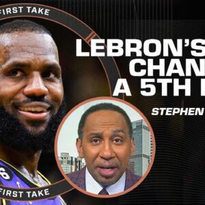 Stephen A. doesn't think this season is LeBron's last shot at a 5th ring 👀 | First Take