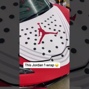 This Air Jordan wrap is next-level 👀 (via @Redline Design/TT) #shorts
