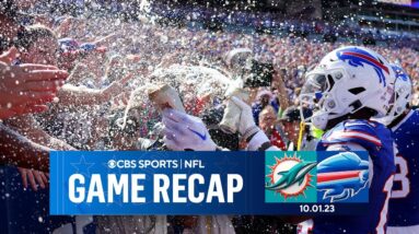 Josh Allen, Bills roll past Dolphins in AFC East showdown | Tony Romo Recap | CBS Sports
