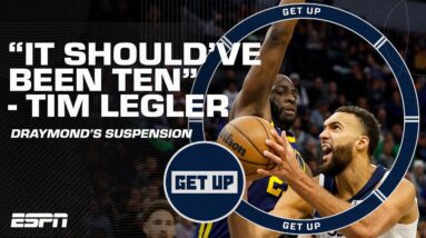 'Here’s why it should have been 10' 👀  - Tim Legler on Draymond’s 5-game suspension | Get Up