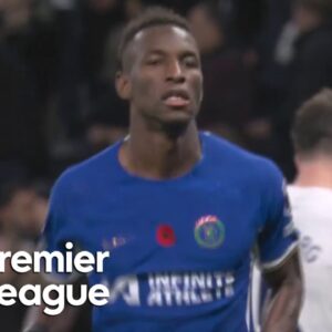 Nicolas Jackson slots home Chelsea's third against Tottenham | Premier League | NBC Sports