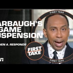 Stephen A. Smith SOUNDS OFF on Jim Harbaugh-Michigan situation 👀  | First Take