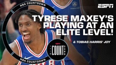 All-Star? Max Contract? 😮 Tyrese Maxey STOOD ON BUSINESS vs. Celtics! - Perk | NBA Countdown