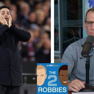 Examining controversial VAR officiating in Newcastle v. Arsenal | The 2 Robbies Podcast | NBC Sports