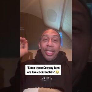 Stephen A. CAN'T CONTAIN HIMSELF gloating about the Cowboys' loss to Philly 🤣😭 #shorts