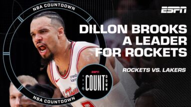 WIRE-TO-WIRE WIN for the Houston Rockets 💥 'Dillon Brooks is WHO THEY NEEDED' - Perk | NBA Countdown