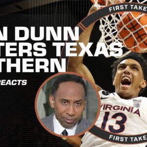 ‘OH LAWDDD’ 😳  - Stephen A. reacts to Ryan Dunn's POSTER DUNK | First Take